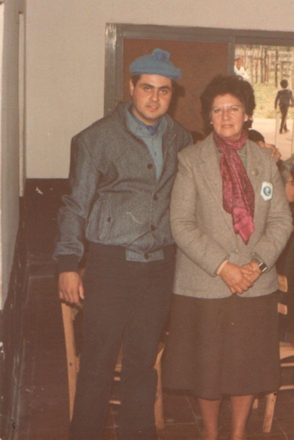 El tío Juancho con Zulema